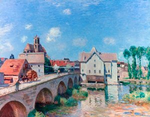 Le Pont à Moret, 1893