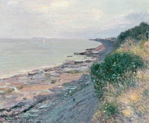 La Falaise à Penarth, Soir, Marée Basse - Alfred Sisley