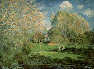 Le Jardin de la famille Hoschedé, 1881 - Alfred Sisley