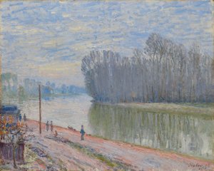 Canal du Loing, effet du matin, 1896