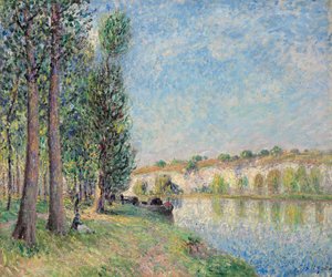 Le Loing à Moret, 1885 - Alfred Sisley