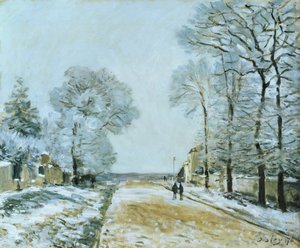La Route, effet de neige, 1876