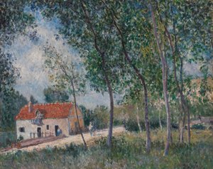 La route de Moret à Saint-Mammès, 1883-85 - Alfred Sisley