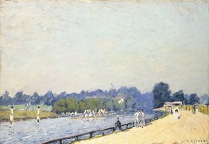 La Route de Hampton Court, 1874 - Alfred Sisley