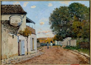 La route de Louveciennes - Alfred Sisley