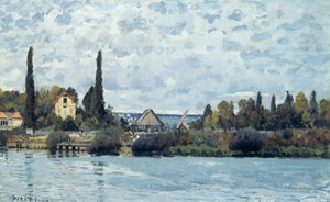 La Seine à Bougival, 1873 - Alfred Sisley