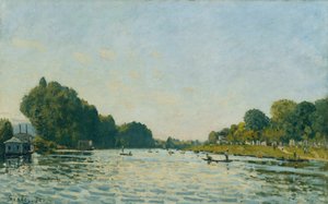 La Seine à Bougival, 1872 - Alfred Sisley