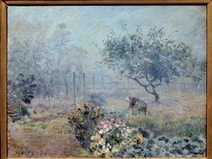 Les voisins du brouillard - Alfred Sisley
