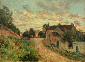 Un chemin à Louvecienne - Alfred Sisley