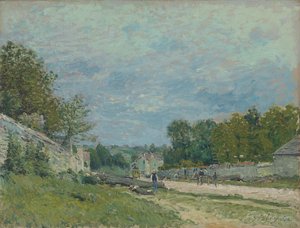 Route de Versailles, 1876 - Alfred Sisley