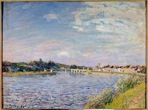 Vue de Mammes sur le Loing - Alfred Sisley