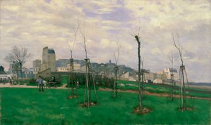 Vue de Montmartre depuis la Cité des Fleurs, 1869 - Alfred Sisley