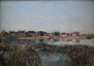 Vue de Saint-Mammès - Alfred Sisley