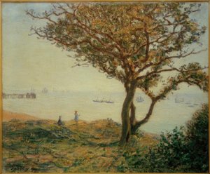 La rade de Cardiff (Bateaux dans la Baie de Cardiff) - Alfred Sisley