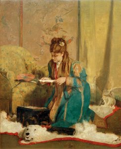 A. Stevens, La boîte à bijoux - Alfred Emile Stevens