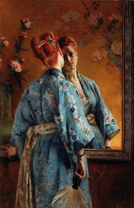 La Parisienne japonaise, vers 1871-1874.