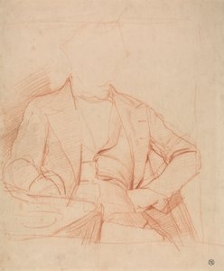 Étude pour le portrait de M. Coleman : assis face à l