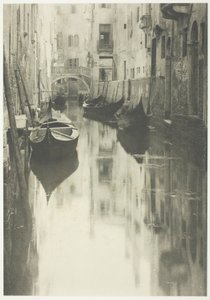 Un canal vénitien - Alfred Stieglitz