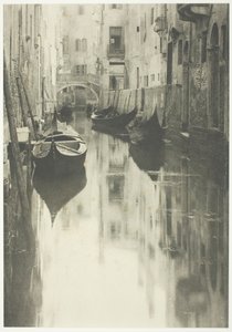 Un canal vénitien, 1894, imprimé 1897 - Alfred Stieglitz