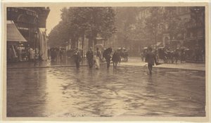 Un jour de pluie sur le boulevard, Paris - Alfred Stieglitz