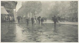 Un jour de pluie sur le boulevard, Paris - Alfred Stieglitz