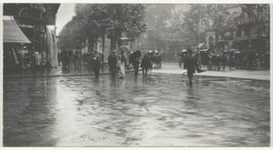 Un jour de pluie sur le boulevard, Paris - Alfred Stieglitz