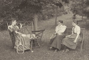 Emmy Obermeyer, Agnes Stieglitz et Flora Small à Oaklawn - Alfred Stieglitz
