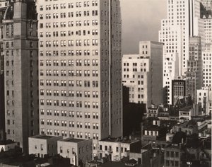 De ma fenêtre à An American Place, Nord - Alfred Stieglitz