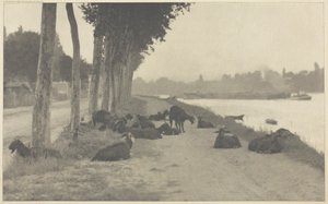 Sur la Seine—Près de Paris, 1894, imprimé en 1897