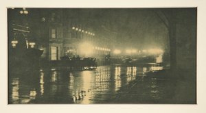 Reflets-Nuit (New York) - Alfred Stieglitz