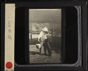 Sans titre, nièce Elizabeth avec Inky à Oaklawn, c. 1903 - Alfred Stieglitz