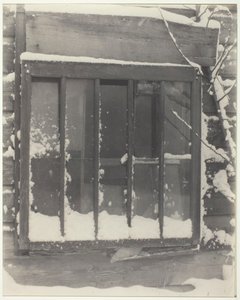Fenêtre : Bois, Verre, Neige, 1923 - Alfred Stieglitz