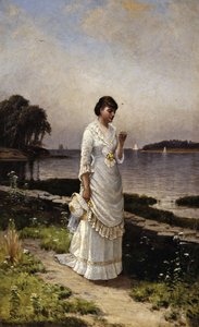 La bague de fiançailles, 1880 - Alfred Thompson Bricher