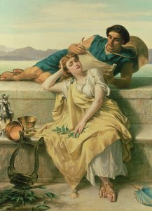 Une Ode Grecque - Alfred W. Elmore
