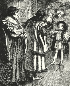 Érasme regardant Sir Thomas More présenter un poème qu