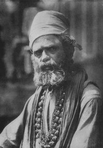 Un sanyasi hindou ou ascète religieux, vers 1890, 1910 - Alfred William Amandus Plate