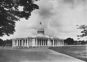 Nouvelle mairie, Colombo, Ceylan, c1890, 1910 - Alfred William Amandus Plate