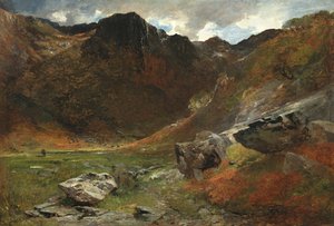 Un vallon marécageux de la nature - Alfred William Hunt