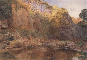 Paysage fluvial - Alfred William Hunt