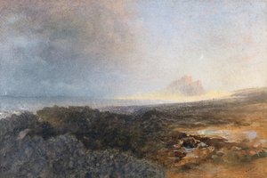 Château de Bamburgh, Northumberland, 1877