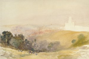 Durham depuis les Red Hills, 1866-1880 - Alfred William Hunt