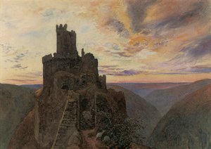 Ehrenburg sur la Moselle - Alfred William Hunt