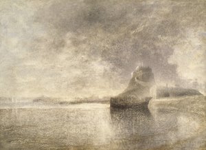 Château de Holy Island, Northumbria, vers 1882-3 - Alfred William Hunt