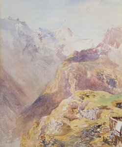 Vallée de Lauterbrunnen depuis Murren - Alfred William Hunt