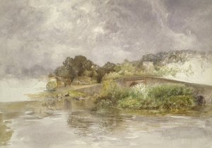 Pont de Sonning, vers 1882 - Alfred William Hunt