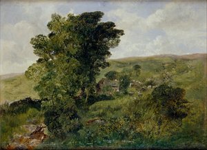 Vue de Nantlle, Caernarvonshire, 1855