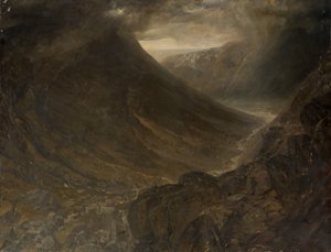 Wasdale Head depuis Styhead Pass, Cumbria, vers 1854 - Alfred William Hunt