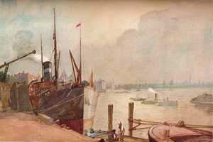 Sur la Tamise, vers 1876-1903, 1903 - Alfred William Rich