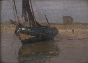 Bateau de pêche à la côte belge - Alfred Zoff