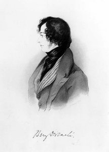 Portrait de Benjamin Disraeli (1804-81) 1837